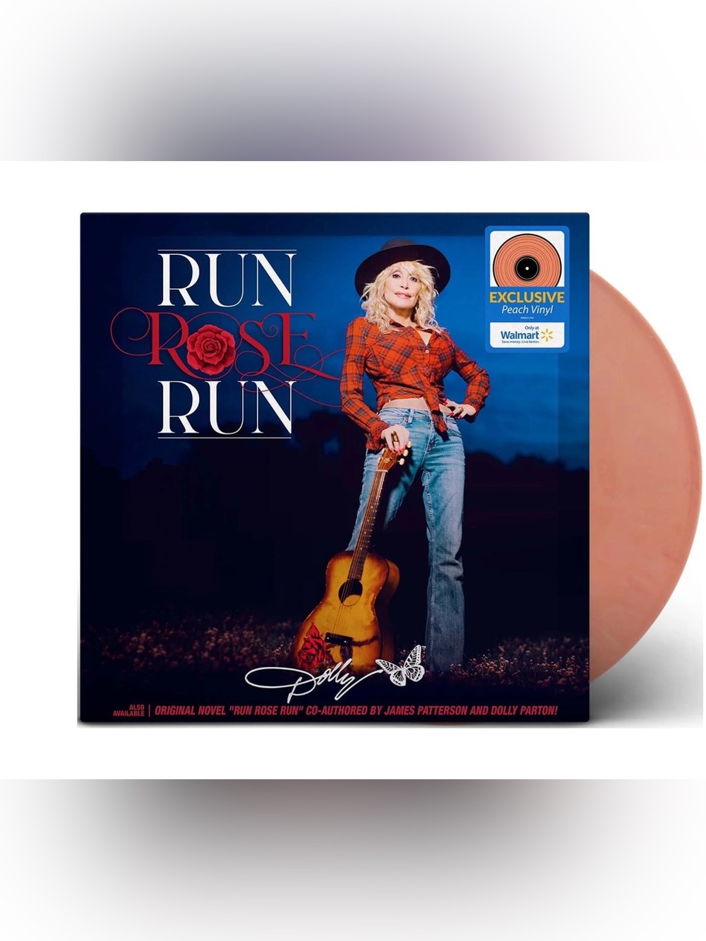 Dolly Parton- Run rose run Vinyl record Limited edition Peach NEW